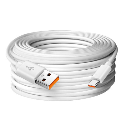 Кабель USB - Type-C 2A для зарядки и питания Digital 12 м Белый (USB Type-C 12m)