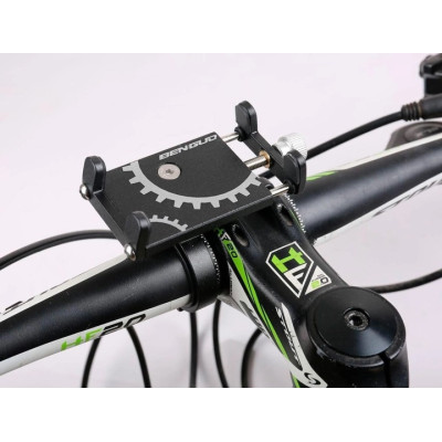Велодержатель для телефона Х1 Bicycle Gear Phone Holder Black (050494)