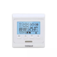 Терморегулятор для теплої підлоги Oshland М6 Білий (050695)