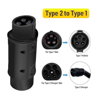 Переходник Type 2 J1772- Type 1 Bluefield Mennekes IEC 62196-2 Black (22050567) Переходник Type 2 J1772- Type 1 Bluefield Mennekes IEC 62196-2 Black (22050567)