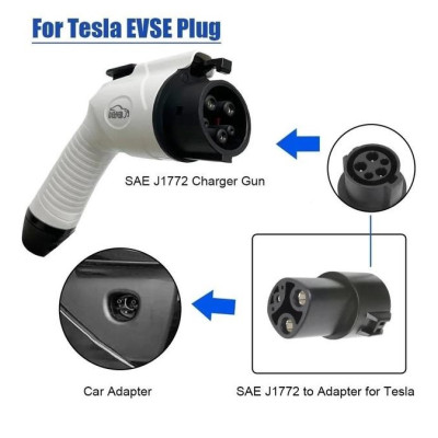 Переходник Type 1 J1772-Tesla Bluefield Black (92050569) Переходник Type 1 J1772-Tesla Bluefield Black (92050569)