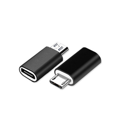 Адаптер Перехідник Type-C-мама на microUSB GT Black (6151884324)