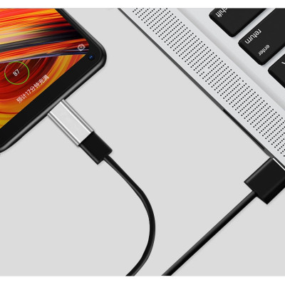 Адаптер Переходник Type-C -мама на microUSB GT Black (6151884324) Адаптер Переходник Type-C -мама на microUSB GT Black (6151884324)