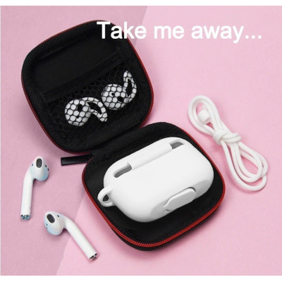 Чохол силіконовий 6 в 1 DS Case для Apple AirPods Pro White (3435132352) Чохол силіконовий 6 в 1 DS Case для Apple AirPods Pro White (3435132352)