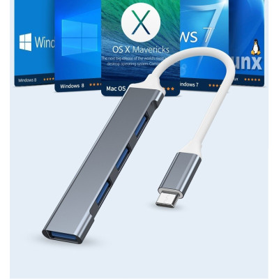 Адаптер Переходник GT Type-C 3.1 на USB 3.0 для MacBook iMac Bodasan black (W050721) Адаптер Переходник GT Type-C 3.1 на USB 3.0 для MacBook iMac Bodasan black (W050721)