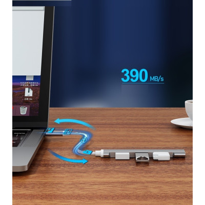 Адаптер Переходник GT Type-C 3.1 на USB 3.0 для MacBook iMac Bodasan black (W050721) Адаптер Переходник GT Type-C 3.1 на USB 3.0 для MacBook iMac Bodasan black (W050721)