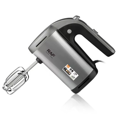 Міксер ручний RAF R.6691 з 2 змінними насадками 650W Grey-Black