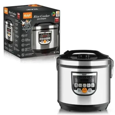 Мультиварка RAF R.178 5L 900W Silver-Black