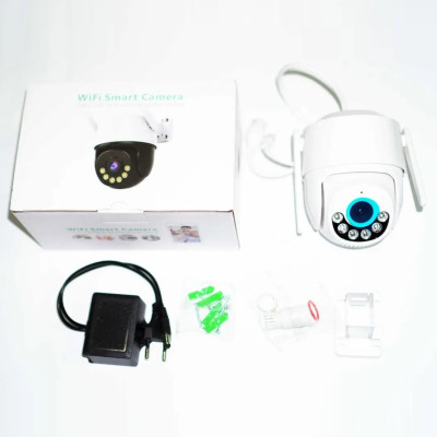 IP камера видеонаблюдения RIAS N806 (iCSee APP) Wi-Fi 2MP уличная с удаленным доступом White IP камера видеонаблюдения RIAS N806 (iCSee APP) Wi-Fi 2MP уличная с удаленным доступом White