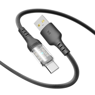 Кабель для зарядки и обмена данными USB Yoki YK-CY23 CYBER Series USB/Type C 60W 3A/20V 2 m Черный Кабель для зарядки и обмена данными USB Yoki YK-CY23 CYBER Series USB/Type C 60W 3A/20V 2 m Черный