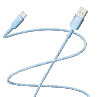 Кабель для зарядки и обмена данными USB Yoki YK-ST41 STYLE Series USB/Type C 60W 3A/20V 1.2 m Blue Кабель для зарядки и обмена данными USB Yoki YK-ST41 STYLE Series USB/Type C 60W 3A/20V 1.2 m Blue