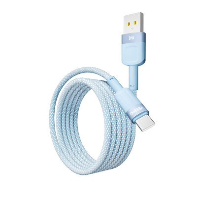 Кабель для зарядки и обмена данными USB Yoki YK-ST41 STYLE Series USB/Type C 60W 3A/20V 1.2 m Blue Кабель для зарядки и обмена данными USB Yoki YK-ST41 STYLE Series USB/Type C 60W 3A/20V 1.2 m Blue