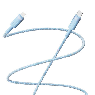 Кабель для заряджання та обміну даними USB Yoki YK-ST41 STYLE Series Type-C to Lightning 30W 3A/10V 1.2 m Blue