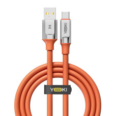 Кабель для зарядки и обмена данными USB Yoki YK-UL61 ULTRA Series USB/Type C 60W 3A/20V 1.2 m Оранжевый