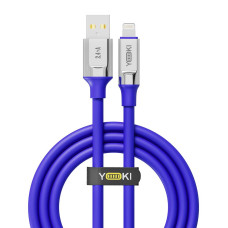 Кабель для зарядки и обмена данными USB Yoki YK-UL61 ULTRA Series USB/Lightning 12W 2.4A/5V 1.2 m Blue