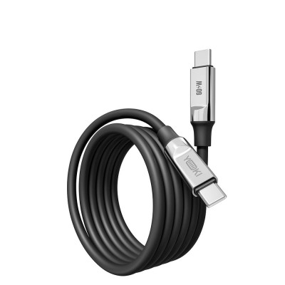Кабель для зарядки и обмена данными USB Yoki YK-UL61 ULTRA Series Type-C to Type-C 60W 3A/20V 1.2 m Black