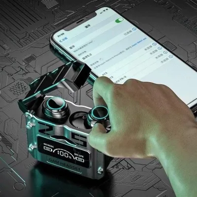 Навушники бездротові TWS M25 з Павер Банком 2000 mah Кейс Black, навушники Black (16068-hbr) Навушники бездротові TWS M25 з Павер Банком 2000 mah Кейс Black, навушники Black (16068-hbr)
