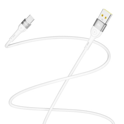 Кабель для заряджання та обміну даними Yoki YK-EX11 EXTRA Series USB/Type C 60W 3A/20V 1.2 m White Кабель для заряджання та обміну даними Yoki YK-EX11 EXTRA Series USB/Type C 60W 3A/20V 1.2 m White