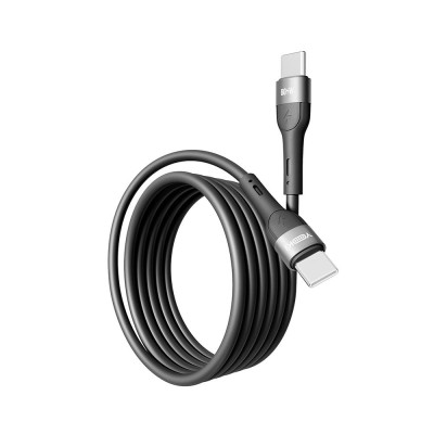 Кабель для зарядки и обмена данными Yoki YK-EX11 EXTRA Series Type-C to Type-C 60W 3A/20V 1.2 m Black Кабель для зарядки и обмена данными Yoki YK-EX11 EXTRA Series Type-C to Type-C 60W 3A/20V 1.2 m Black