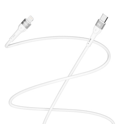 Кабель для зарядки и обмена данными Yoki YK-EX11 EXTRA Series Type-C to Lightning 30W 3A/10V 1.2 m White