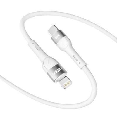 Кабель для зарядки и обмена данными Yoki YK-EX11 EXTRA Series Type-C to Lightning 30W 3A/10V 1.2 m White