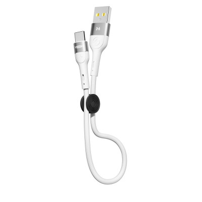 Кабель для заряджання та обміну даними USB Yoki YK-EX11 EXTRA Series USB/Type C 60W 3A/20V 0.25 m White Кабель для заряджання та обміну даними USB Yoki YK-EX11 EXTRA Series USB/Type C 60W 3A/20V 0.25 m White