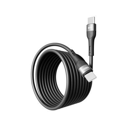 Кабель для заряджання та обміну даними USB Yoki YK-EX11 EXTRA Series Type-C to Type-C 60W 3A/20V 2 m Black Кабель для заряджання та обміну даними USB Yoki YK-EX11 EXTRA Series Type-C to Type-C 60W 3A/20V 2 m Black