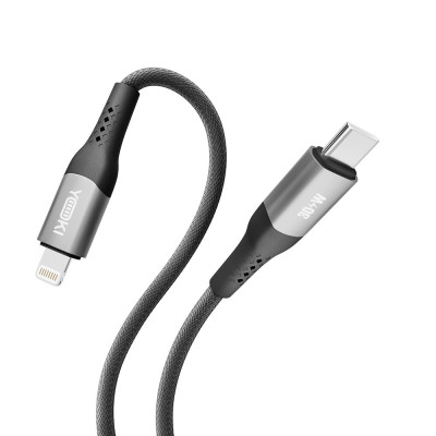 Кабель для зарядки и обмена данными Yoki YK-SO15 SOLID Series Type-C to Lightning 30W 3A/10V 1.2 м Черный Кабель для зарядки и обмена данными Yoki YK-SO15 SOLID Series Type-C to Lightning 30W 3A/10V 1.2 м Черный