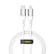 Кабель для зарядки и обмена данными Yoki YK-SO15 SOLID Series Type-C to Lightning 30W 3A/10V 1.2 м Белый