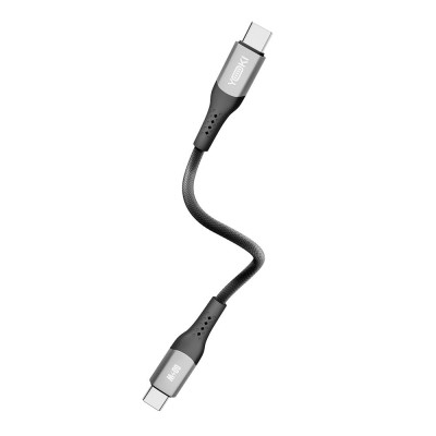 Кабель для зарядки и обмена данными USB Yoki YK-SO15 SOLID Series Type-C to Type-C 60W 3A/20V 0.25 м Черный Кабель для зарядки и обмена данными USB Yoki YK-SO15 SOLID Series Type-C to Type-C 60W 3A/20V 0.25 м Черный