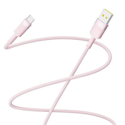 Кабель для зарядки и обмена данными USB Yoki YK-ST41 STYLE Series USB/Type C 60W 3A/20V 1.2 м Розовый Кабель для зарядки и обмена данными USB Yoki YK-ST41 STYLE Series USB/Type C 60W 3A/20V 1.2 м Розовый