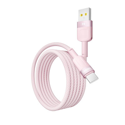 Кабель для зарядки и обмена данными USB Yoki YK-ST41 STYLE Series USB/Type C 60W 3A/20V 1.2 м Розовый Кабель для зарядки и обмена данными USB Yoki YK-ST41 STYLE Series USB/Type C 60W 3A/20V 1.2 м Розовый