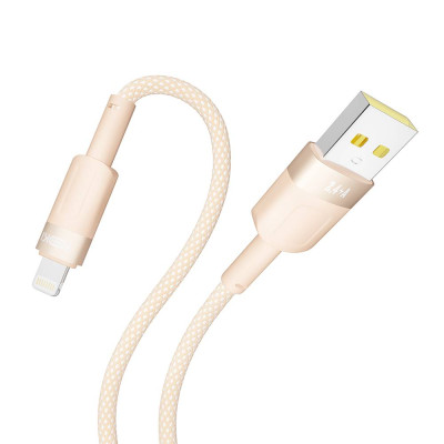 Кабель для зарядки и обмена данными Yoki YK-ST41 STYLE Series USB/Lightning 12W 2.4A/5V 1.2 м Оранжевый Кабель для зарядки и обмена данными Yoki YK-ST41 STYLE Series USB/Lightning 12W 2.4A/5V 1.2 м Оранжевый