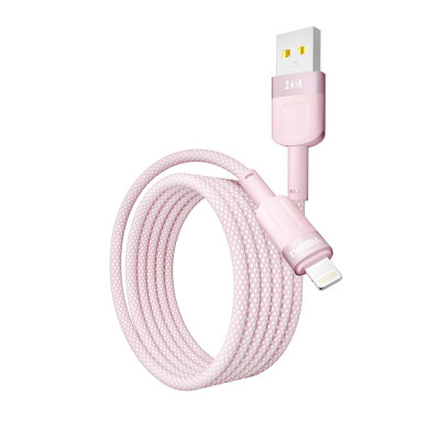Кабель для зарядки и обмена данными USB Yoki YK-ST41 STYLE Series USB/Lightning 12W 2.4A/5V 1.2 м Розовый Кабель для зарядки и обмена данными USB Yoki YK-ST41 STYLE Series USB/Lightning 12W 2.4A/5V 1.2 м Розовый