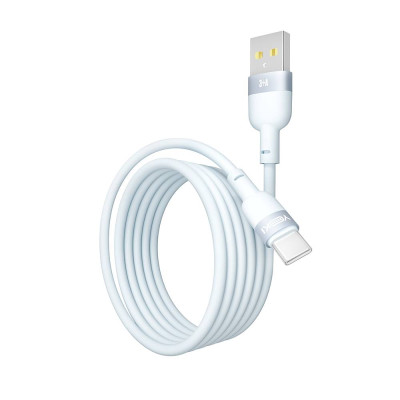 Кабель для заряджання та обміну даними USB Yoki YK-SI50 SILICONE Series USB/Type C 60W 3A/20V 1.2 м Синій Кабель для заряджання та обміну даними USB Yoki YK-SI50 SILICONE Series USB/Type C 60W 3A/20V 1.2 м Синій