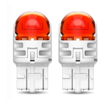 Комплект світлодіодних ламп Philips 11066AU60X2 W21/5W LED Ultinon Pro6000 SI 12V 2.5/0.5 W3x16q amber