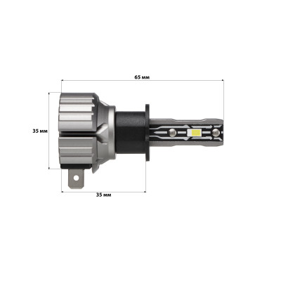 Комплект світлодіодних ламп Starlight E2 H3 9-18V 36W Pk22s chip 3570 6500K Комплект світлодіодних ламп Starlight E2 H3 9-18V 36W Pk22s chip 3570 6500K
