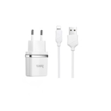 Адаптер зарядного пристрою Hoco C12 Dual USB Charger 2 USB 2.4A Output Lightning Adapter iPhone 6 / iPhone 5