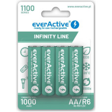 Аккумулятор everActive AA/HR06 Ni-MH 1100mAh BL 4 шт (EVHRL6-1100)