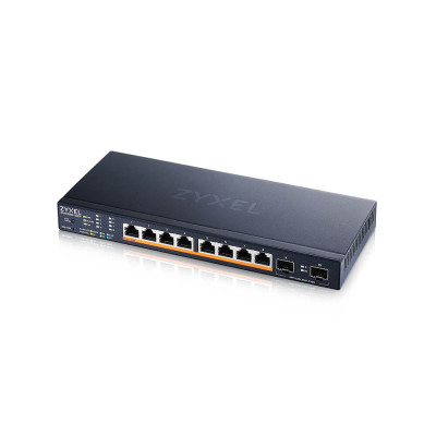 Комутатор Zyxel XMG1915-10EP (XMG1915-10EP-EU0101F) (8x2,5GE PoE++, 2xSFP+, Max PoE 130W, Smart L3 Lite, NebulaFlex)
