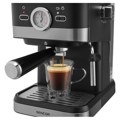 Кавоварка еспресо Sencor SES 1721BK 1.5 л Чорний (6931336)