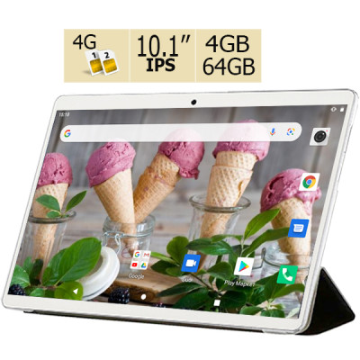 Планшет и чехол-книжка Adronix S 464 LTE IPS 10.1