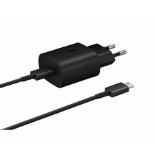Зарядний комплект Samsung EP-TA800B USB Type-C PD 3.0 PPS Max 25W S20 A53 A73 A33 A13 Black