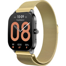 Ремінець 22 мм міланська петля BeWatch для Amazfit Pop 3S / 3R Золотий (1020228.1)