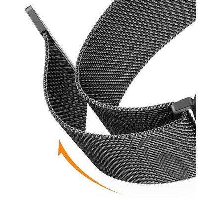 Ремешок 20 мм миланская петля BeWatch для Amazfit GTS 4 / Mini Черный (1010201.7U)