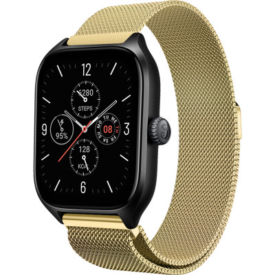 Ремешок 20 мм миланская петля BeWatch для Amazfit GTS 4 / Mini Золотой (1010228.6)