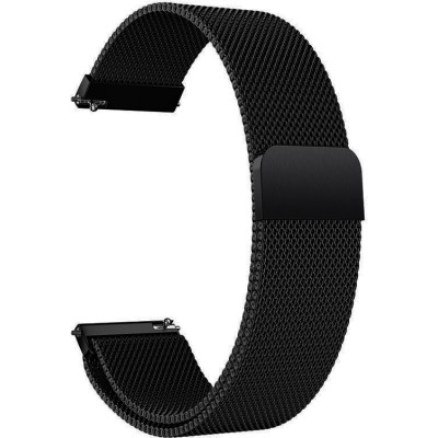 Ремешок 20 мм миланская петля BeWatch для Amazfit Bip 3 / Pro / U Pro Черный (1010201.9U)