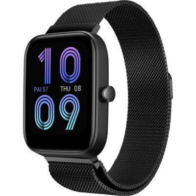 Ремінець 20 мм міланська петля BeWatch для Amazfit Bip 3 / Pro / U Pro Чорний (1010201.9U) Ремінець 20 мм міланська петля BeWatch для Amazfit Bip 3 / Pro / U Pro Чорний (1010201.9U)