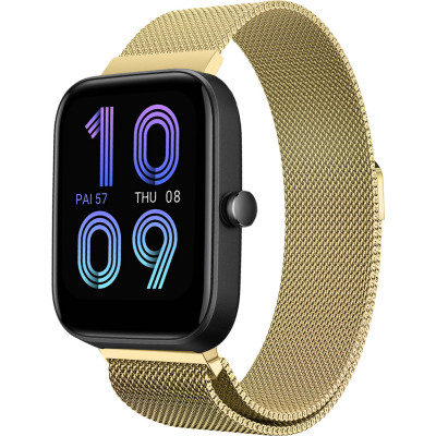 Ремешок 20 мм миланская петля BeWatch для Amazfit Bip 3 / Pro / U Pro Золотой (1010228.8)