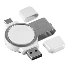 Беспроводное зарядное устройство Magnetic for Apple Watch Type-C male USB male White